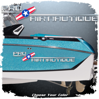 Domed Pro Air Nautique Wakeboard Decal, Choose Your Color (1 included)