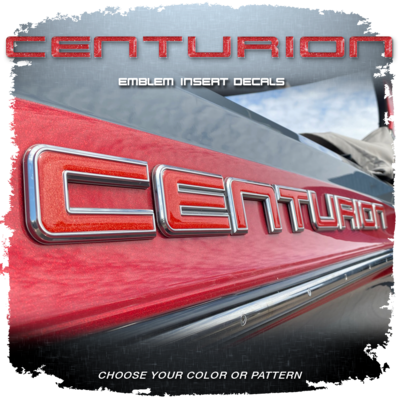 Centurion Domed Decal Insert, Choose Your Color! (2 included)