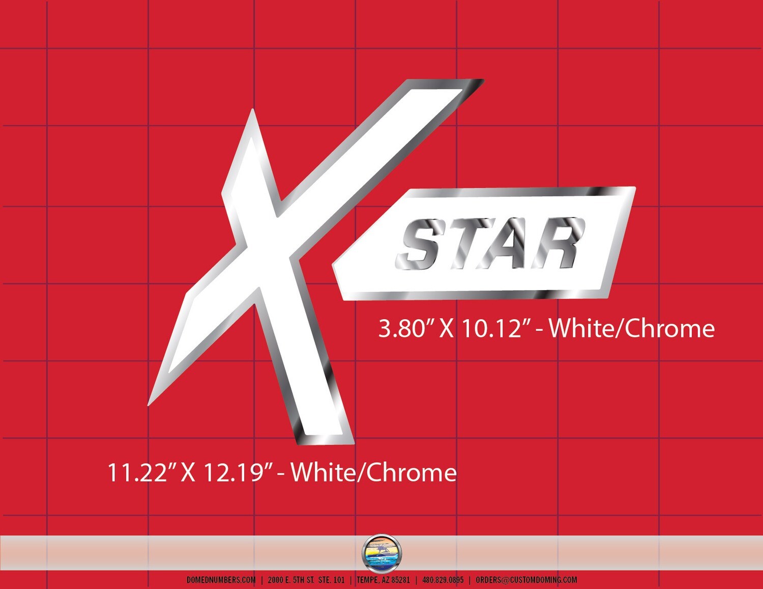 2018 MasterCraft XStar Domed Decal Set