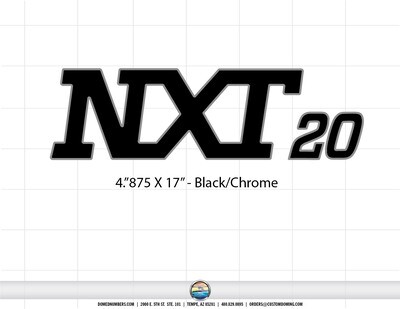 2017-19 MasterCraft NXT Domed Decal, Choose Your Model