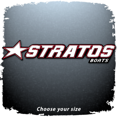 STRATOS Boats Domed Decal  (1 Decal Included)