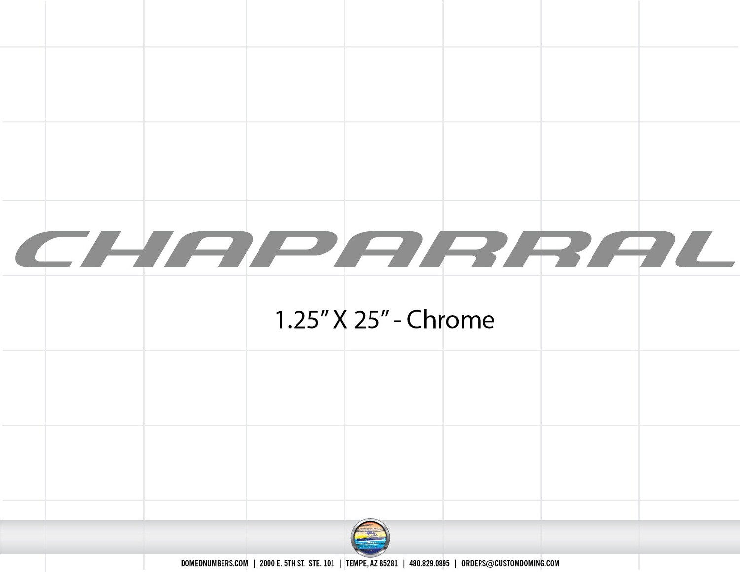 Chaparral Boats Domed Decal