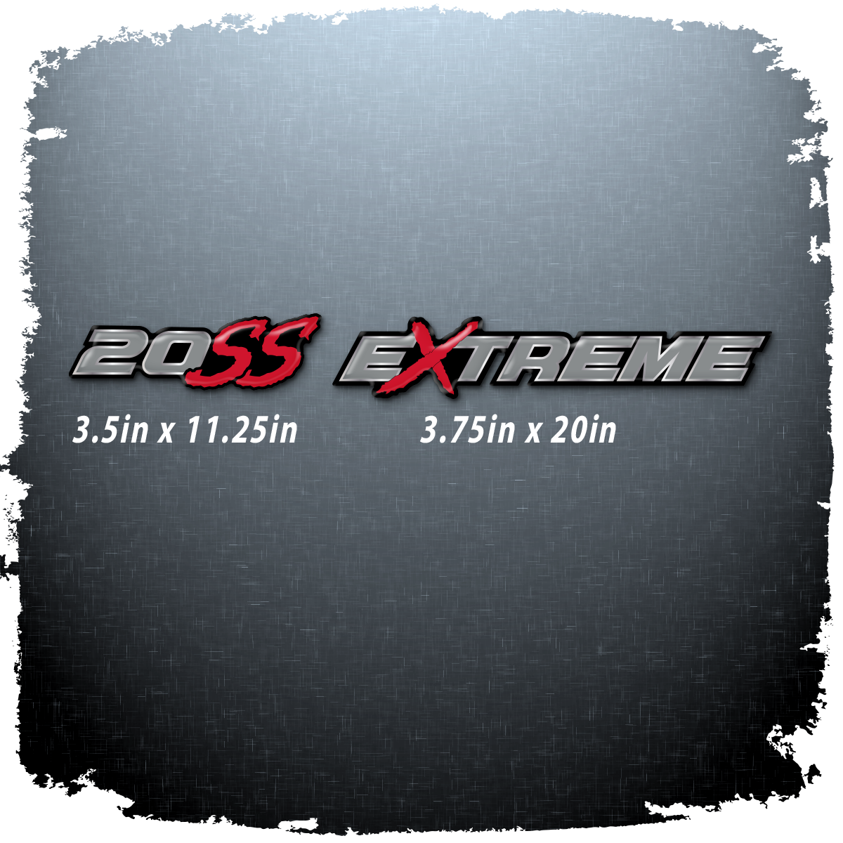 2000-2001 Stratos 20SS Extreme Domed Boat Decal