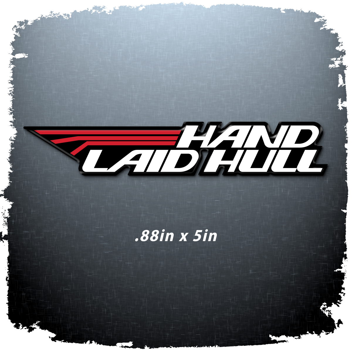 Hand Laid Hull V1 Decal Set (2 included)