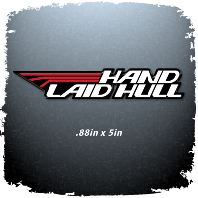 Hand Laid Hull V1 Decal Set (2 included)