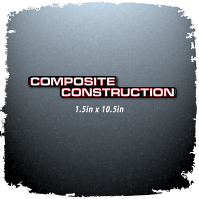 Composite Construction Decal Set (2 included)