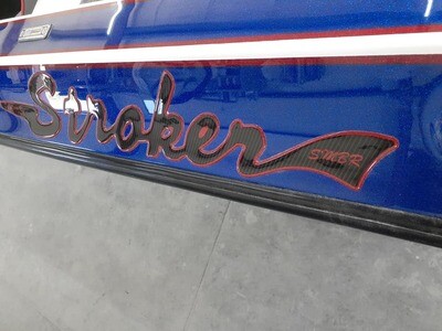 Stroker Domed Decal, Choose Your Own Color! (1 decal)