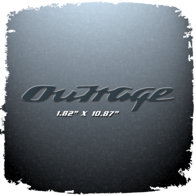 Boston Whaler Outrage Domed Decal (1 included)