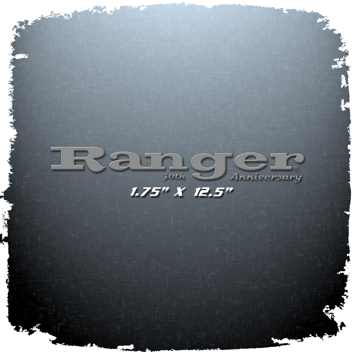 Ranger Boats 30th Anniversary Windshield Decal