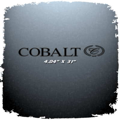 Cobalt V2 Domed Decal (1 decal)