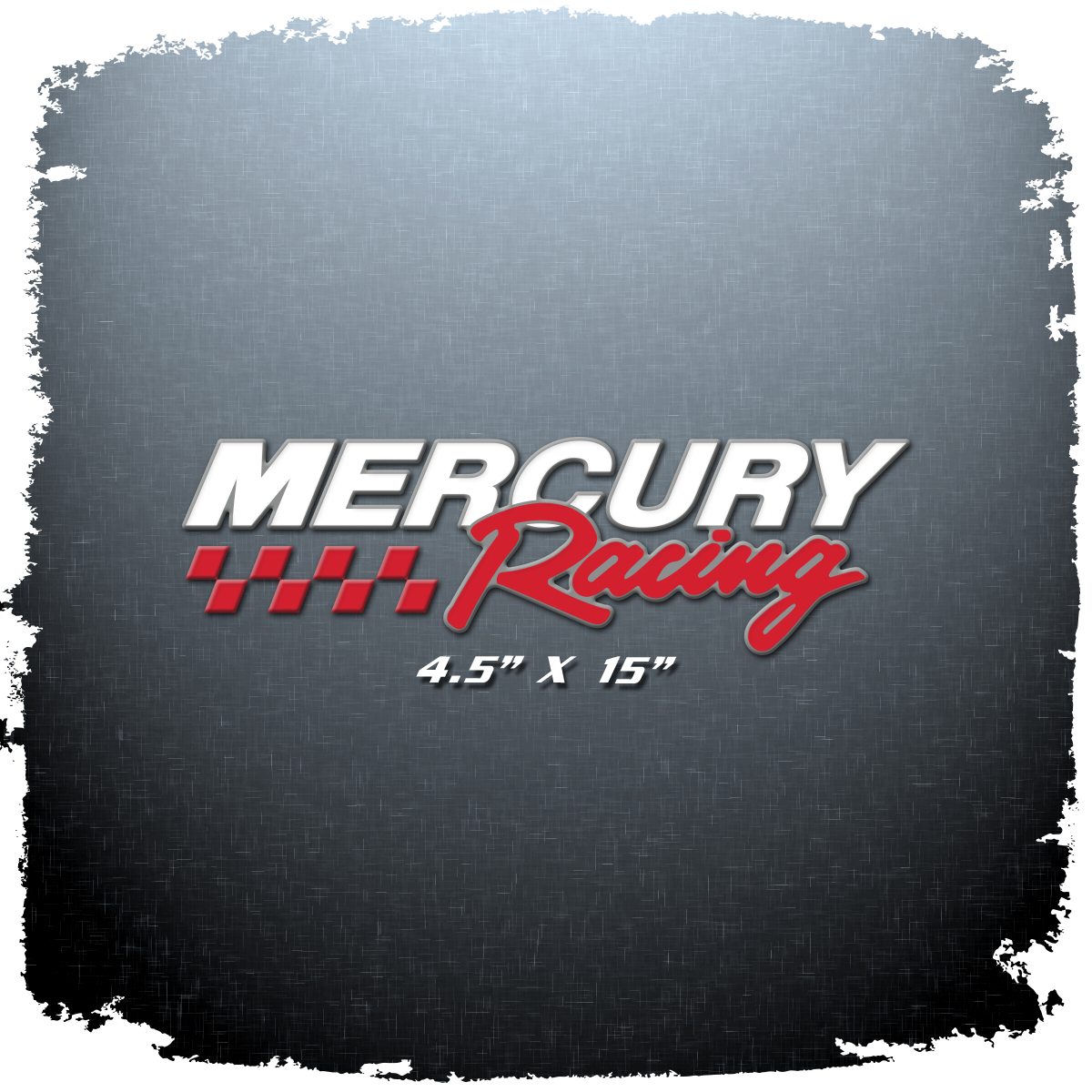 Mercury Racing Window Decal