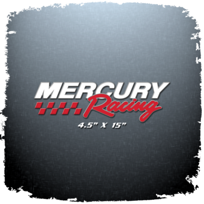 Mercury Racing Window Decal
