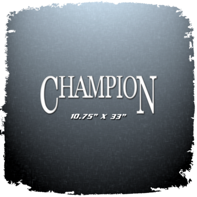 Champion Boats Fish Hunter Decal