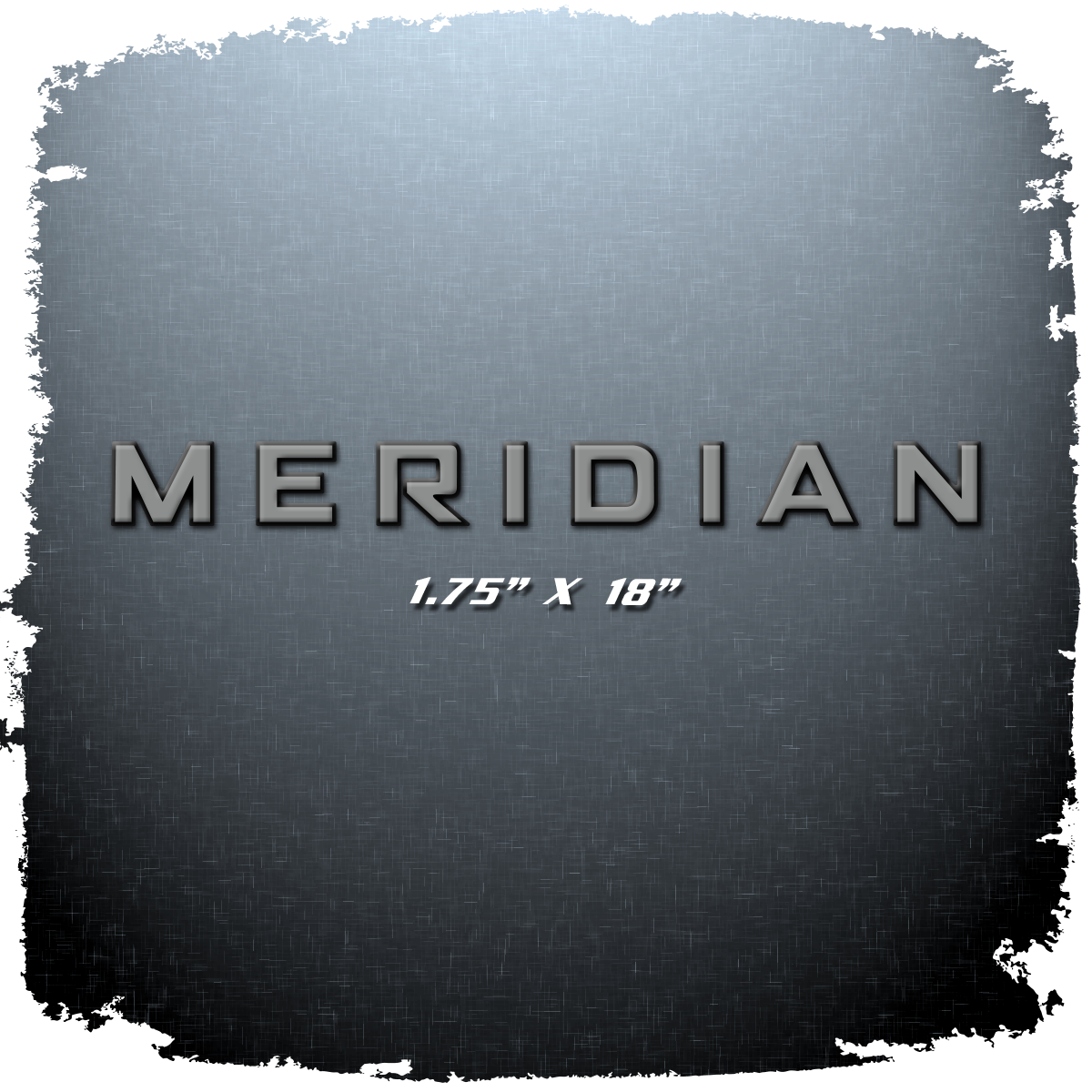 Meridian Domed Decal