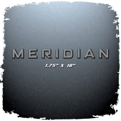 Meridian Domed Decal (1 included)