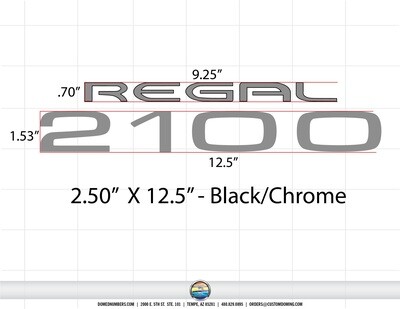 Regal 2100 (1 decal)