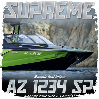 Supreme 2022 -23 Registration Set (2 included), Choose Your Own Colors