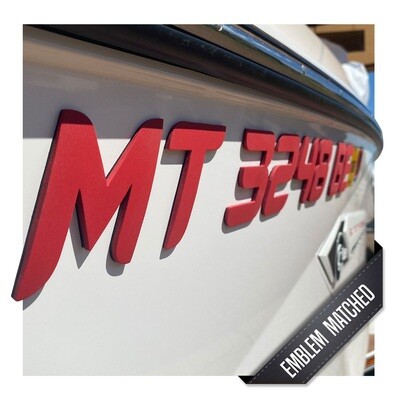NEW! Nautique 3D Emblem Matched Registration (Includes 2)