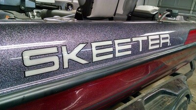 Skeeter Brand Decal, Choose Your Size and Colors (1 decal)