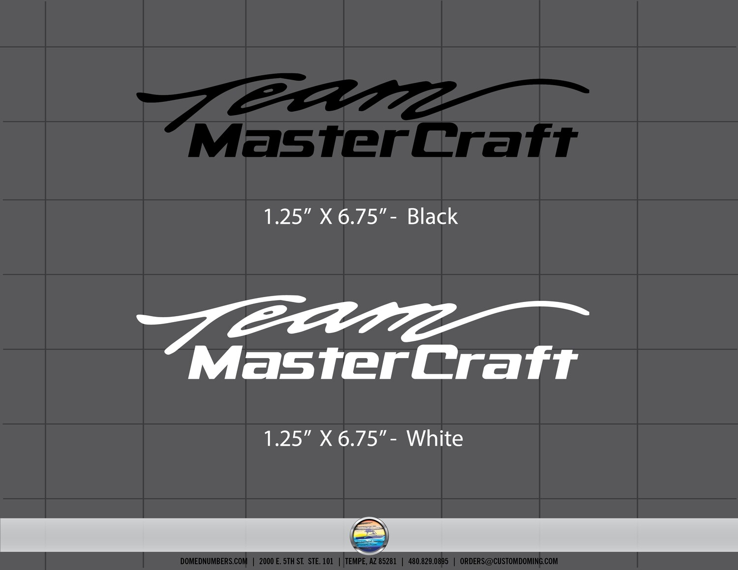 Team MasterCraft Window Decal v1
