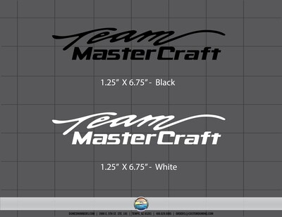 Team MasterCraft Window Decal v1