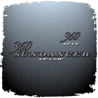 Sea Ray Sundancer with Model Number, V1 Choose Your Model