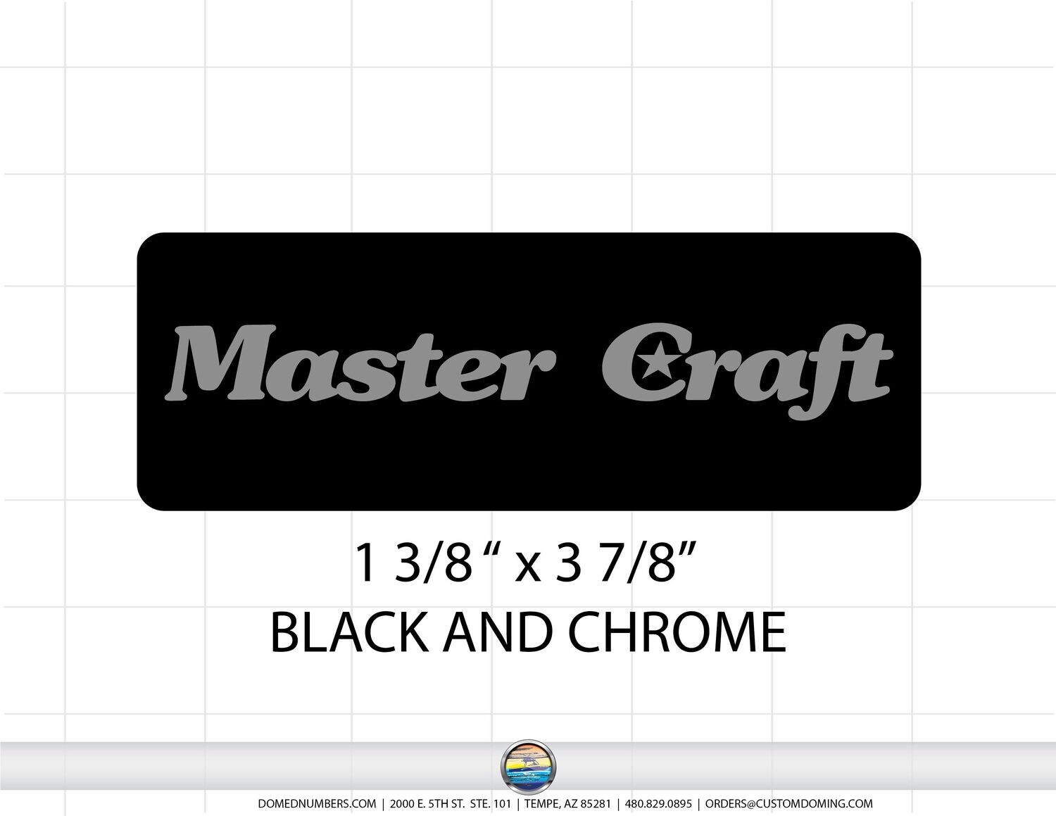 MasterCraft Valve Cover Domed Decal Set