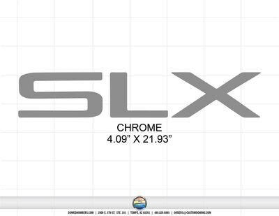 Sea Ray SLX Domed Decal v2