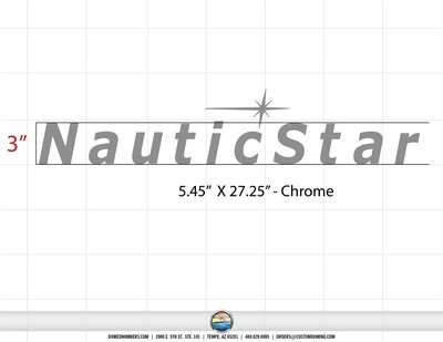 NauticStar Domed Decal