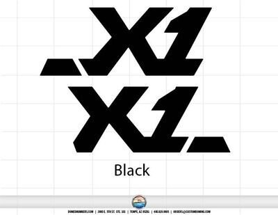 MasterCraft X1 2006 Domed Decal Set, Choose Your Color