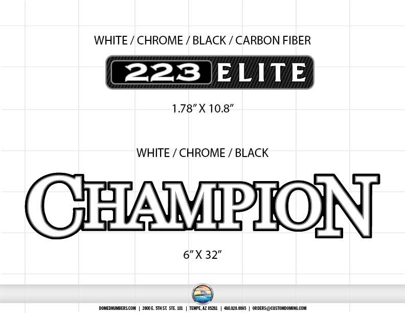 CHAMPION - 191 ELITE (2 included)