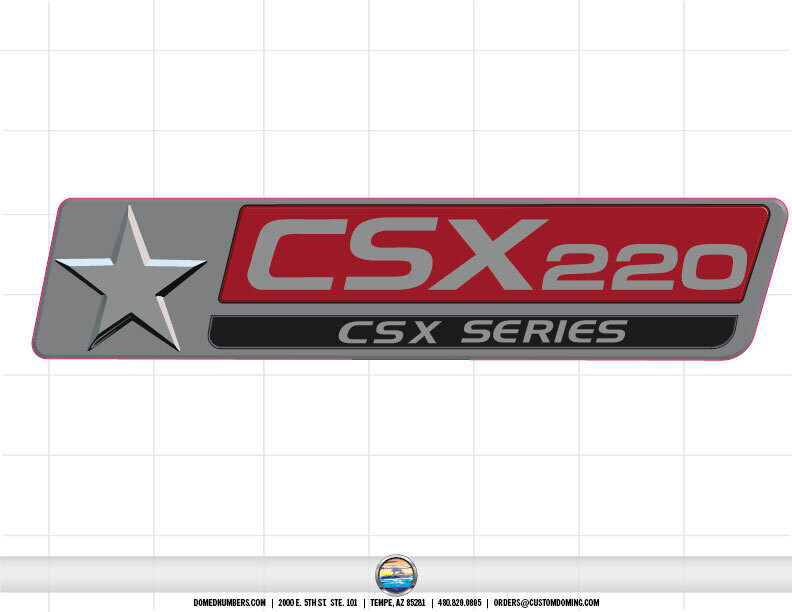 MasterCraft CSX Series Domed Decal