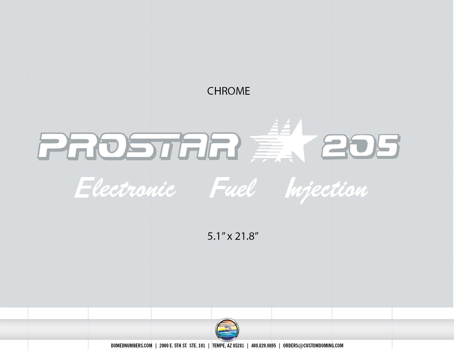 Prostar 205 Mastercraft 1 Decal