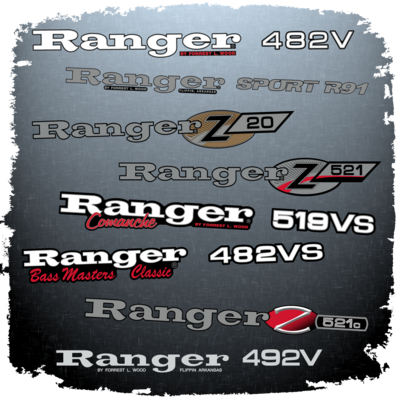 Ranger and Model Number Decals