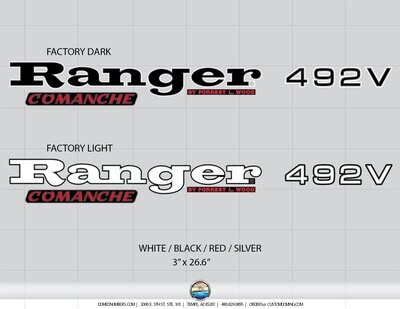 Ranger Comanche with Model Number v2