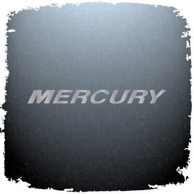 Small Mercury Domed Decal, Choose Your Color