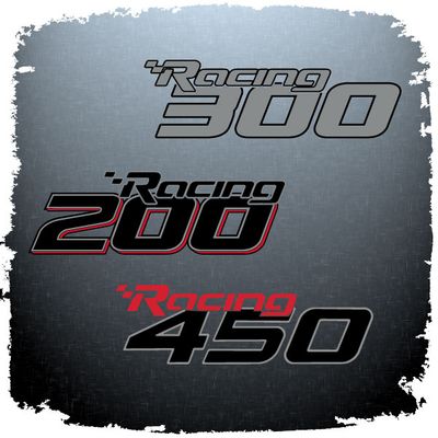 Mercury Racing Numbers, Choose Your HP and Colors!