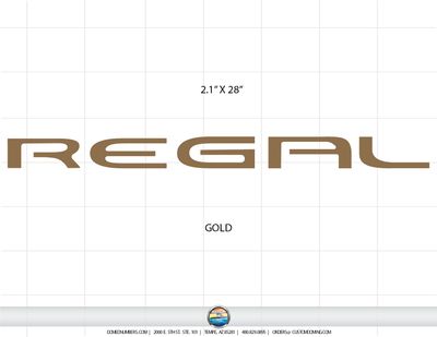 Regal Boats Domed Decal
