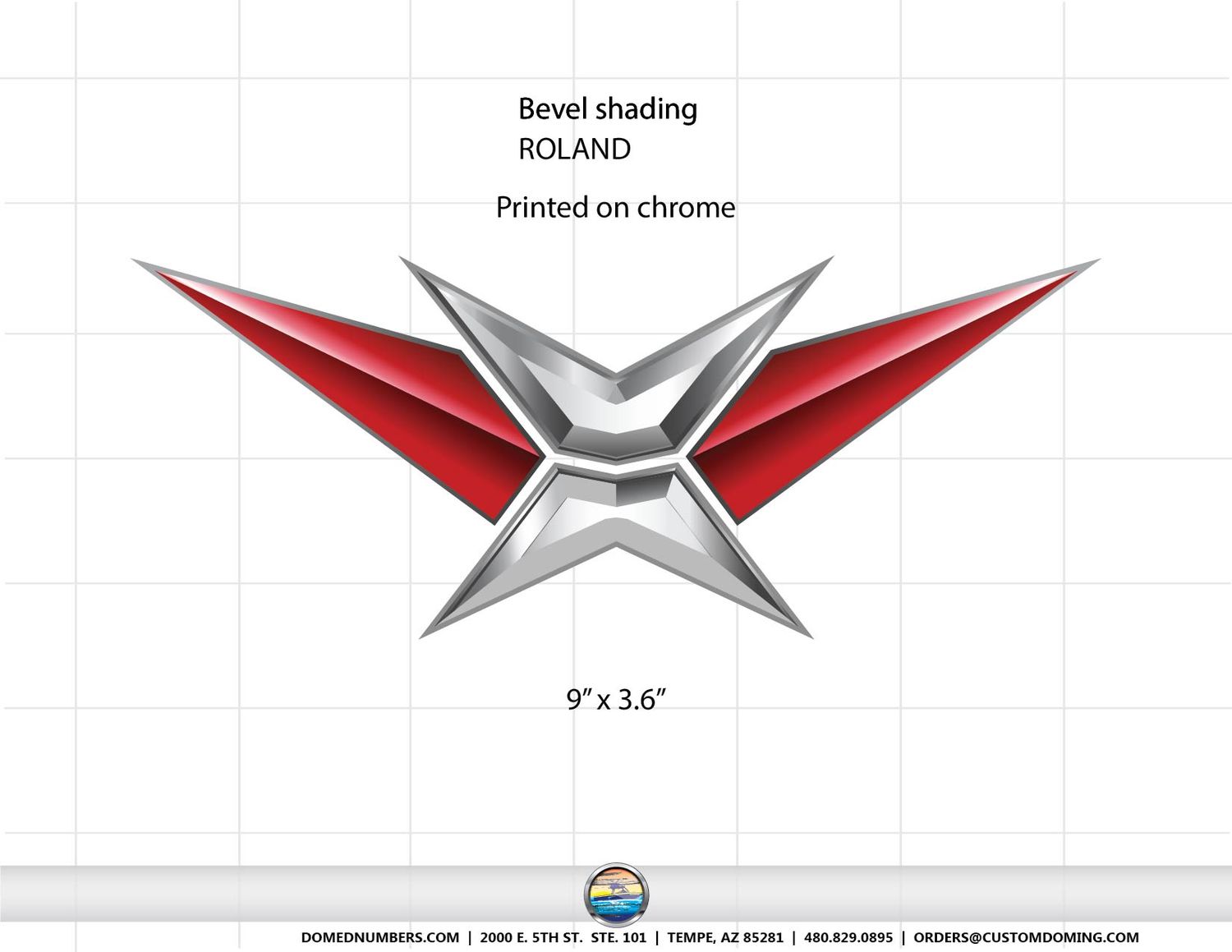 Vexus Boats Domed Decal