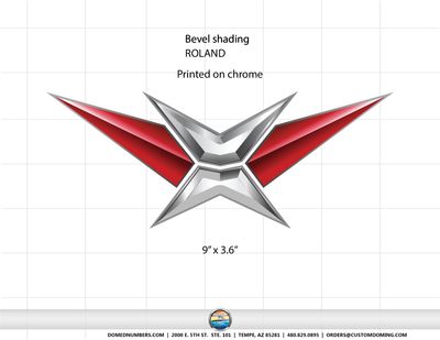 Vexus Boats Domed Decal