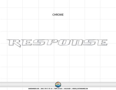 2012-13 Malibu Response Domed Decal Set, Choose Your Colors