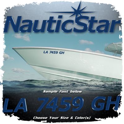 NauticStar Domed Registration