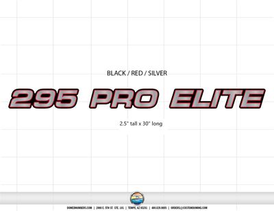 Stratos Pro Elite Decal v2, Choose Your Model