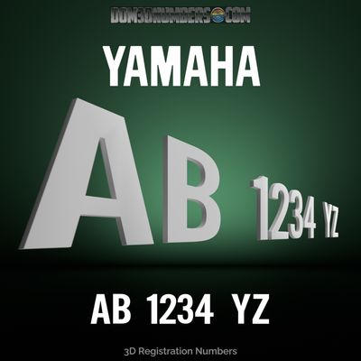 Yamaha 3D Emblem Registration
