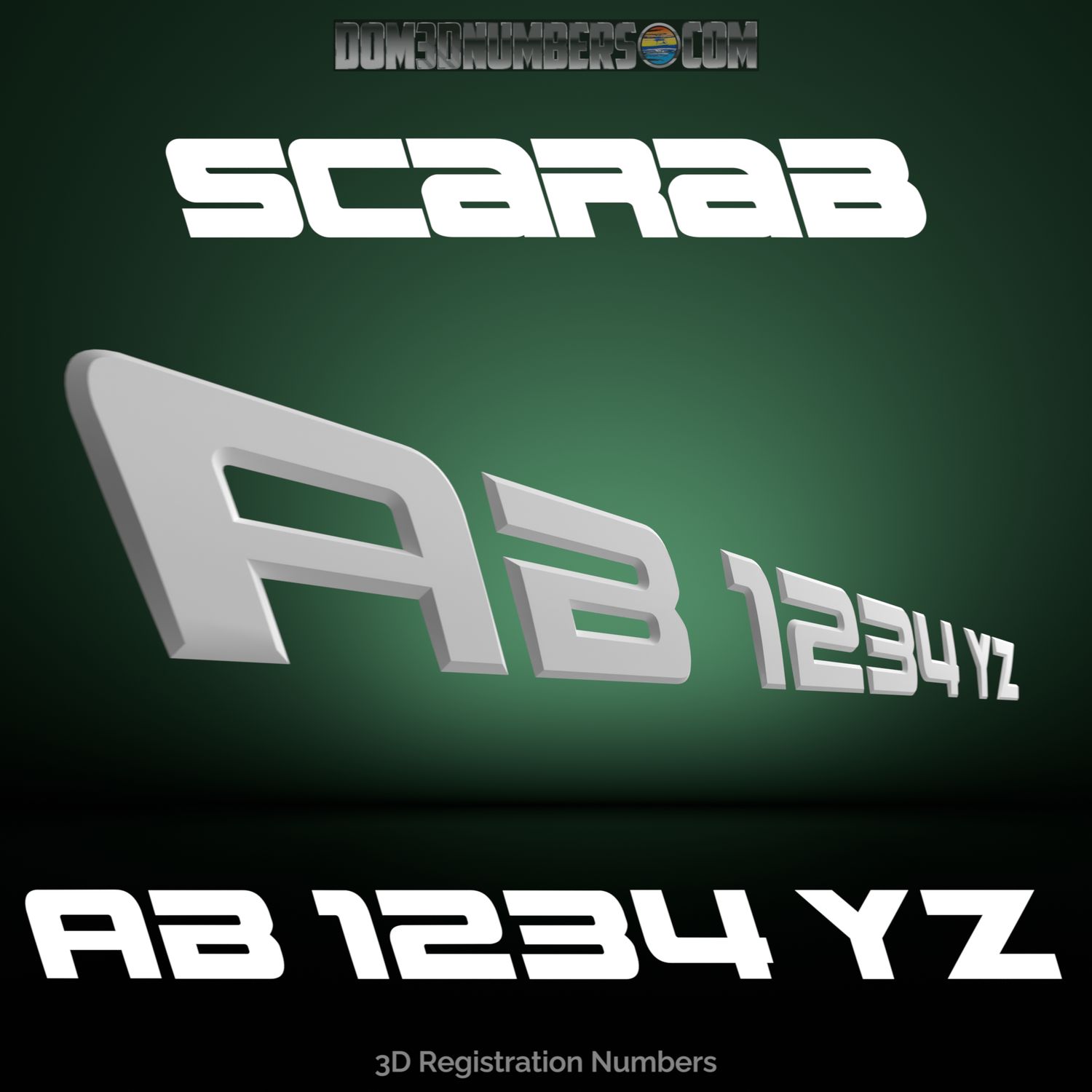 Scarab 3D Emblem Registration