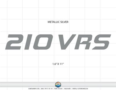 MasterCraft Maristar 210 VRS Window Decal Set