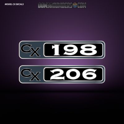 Champion Boats CX Decal, Choose Your Model