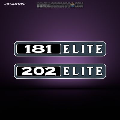 Champion Boats Elite Domed Decal, Choose Your Model