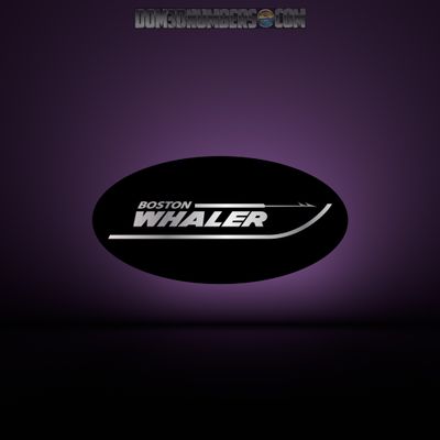 Domed Boston Whaler Oval Decal