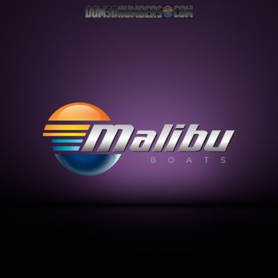 Domed Malibu Boats Window Decal